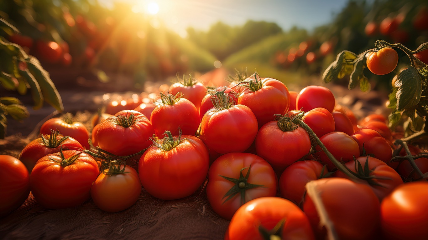 Vielfältige Bepflanzung in einem Garten